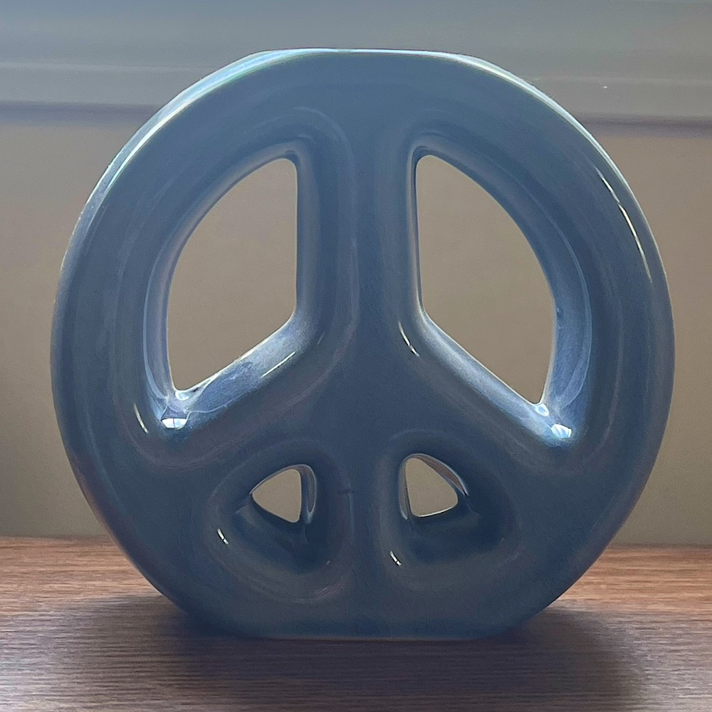 Peace Sign Vase